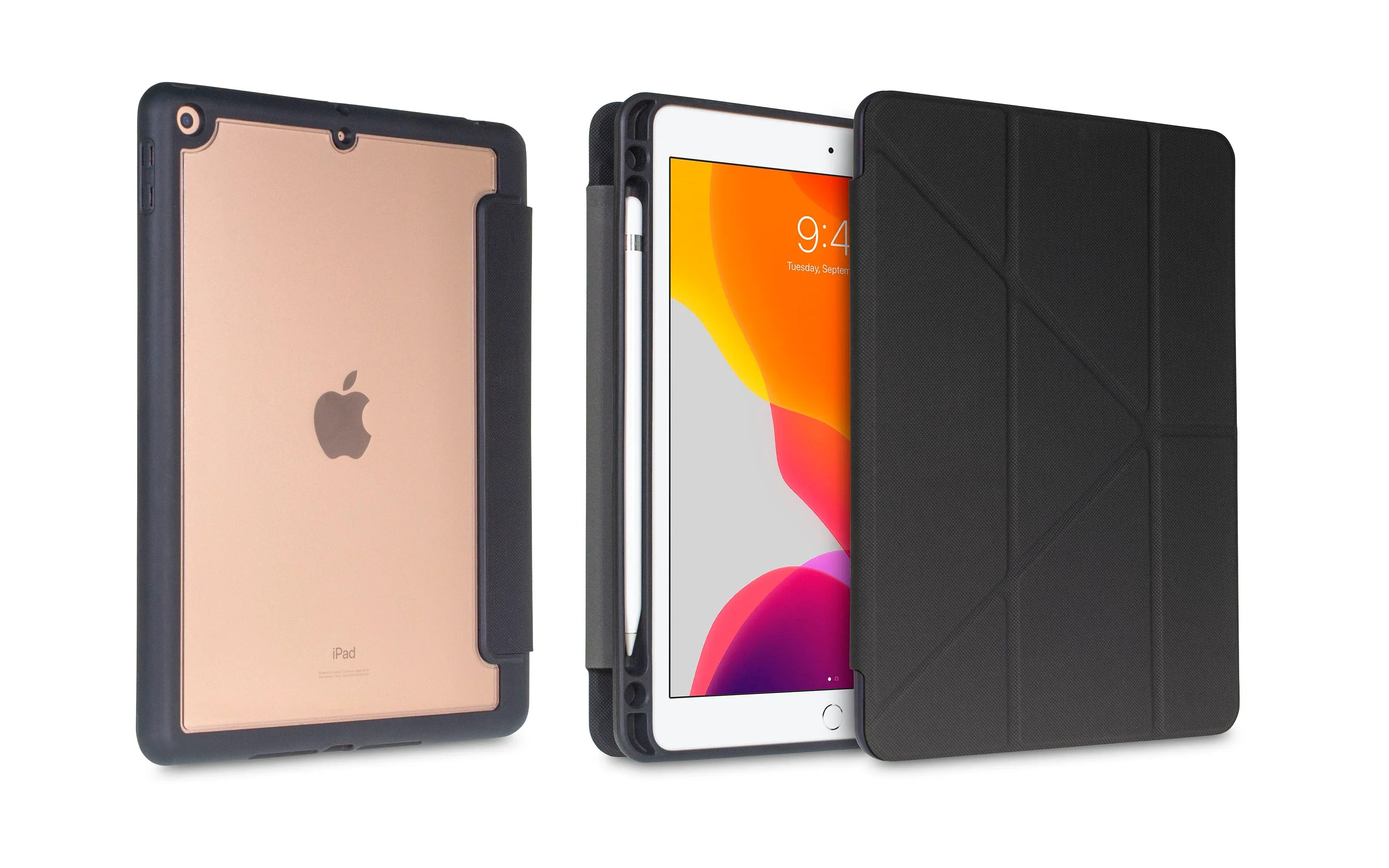 Torrii Torero Case With Pencil Slot For Apple iPad 10.2 (2019) - Black - Tashqila Torrii Torero Case With Pencil Slot For Apple iPad 10.2 (2019) - Black - Tashqila